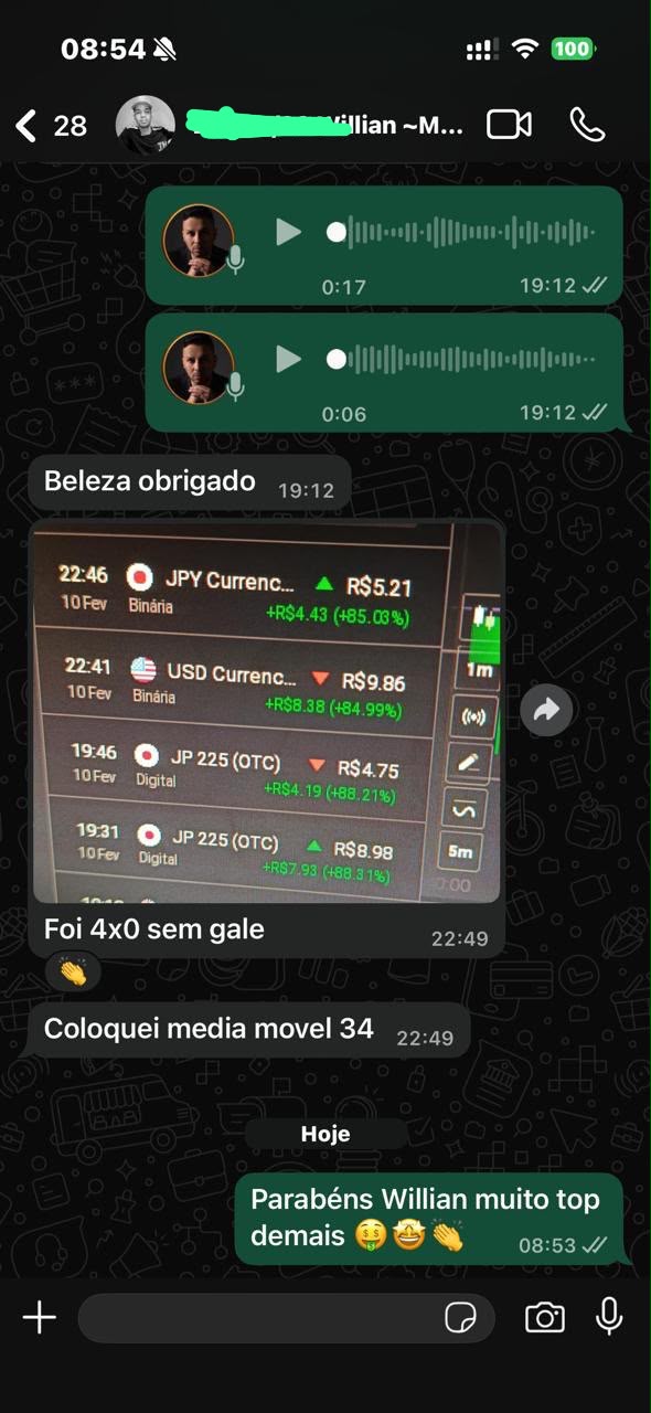 Feedback recente de cliente do Strategy Evo em 2026