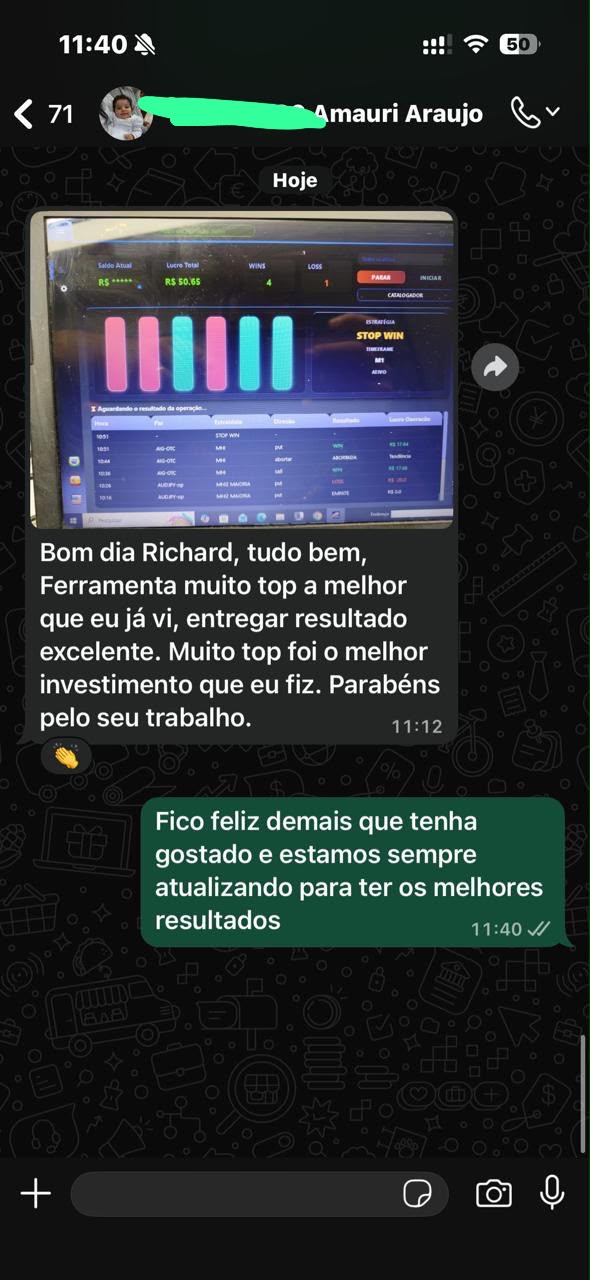 Feedback recente de cliente do Strategy Evo em 2026